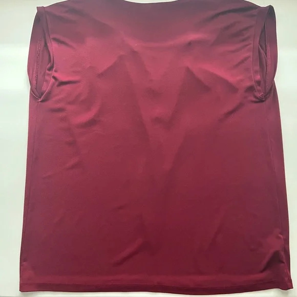Ann Taylor Deep Red Women's Blouse - Picture 5 of 6